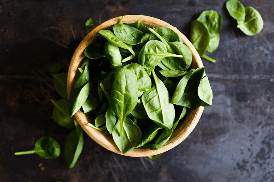 Spinach can keep youth